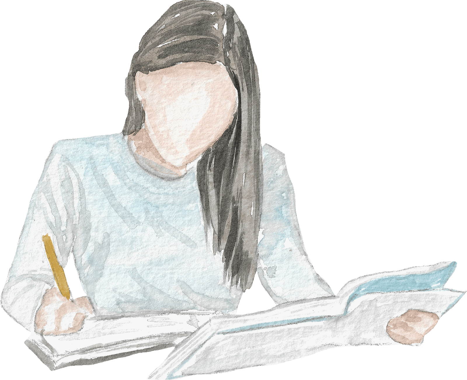 Ilustracion de estudiante